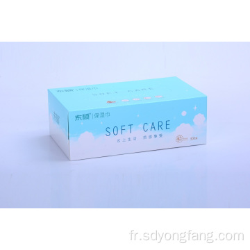 Boîte hydratante en papier de soie pour le visage pour les entreprises